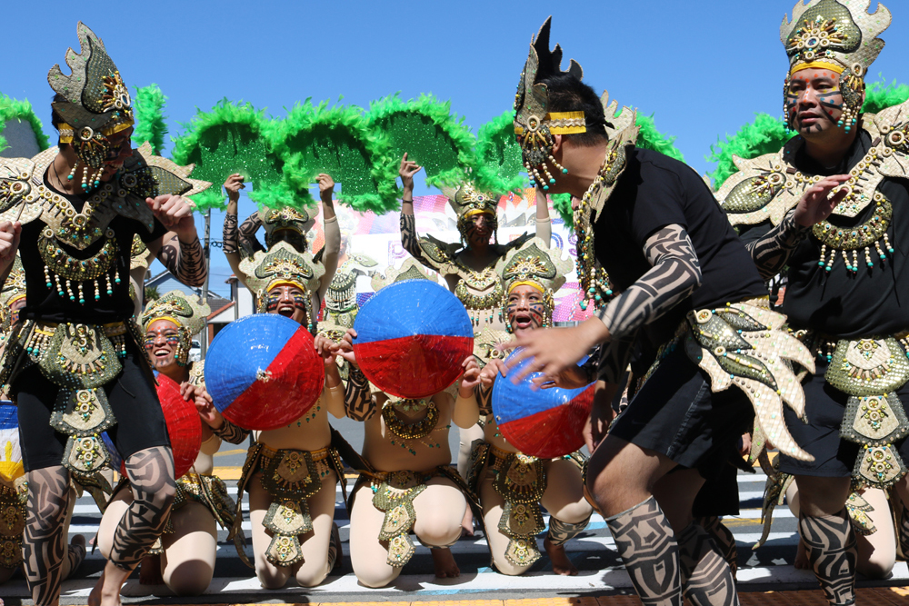 Christchurch-based cultural groups dancing in the Pistang Pilipino festival in Wellington in 2016