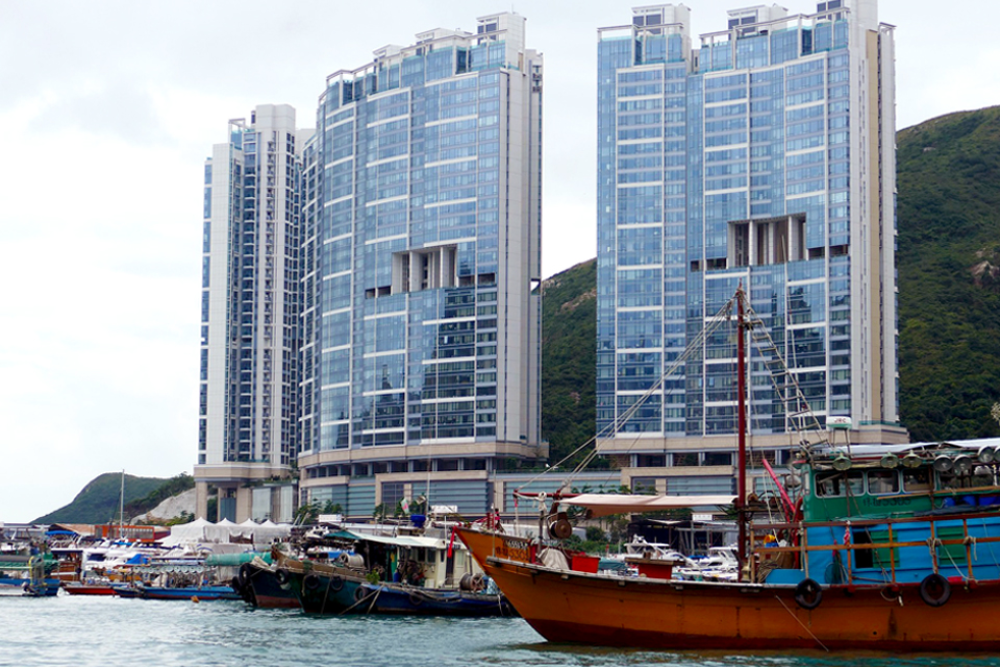 Waterfront in Hong Kong